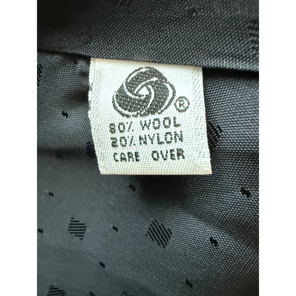Ashley Scott Vintage Purple‎ Wool Blend Coat Made in USA Textured Buttons 25x36 - Picture 5 of 8